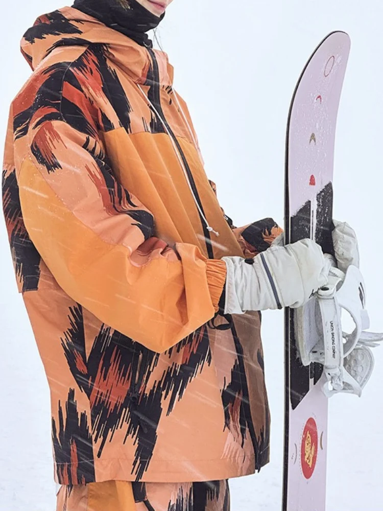 NIS Leopard Print Shell Snow Jacket - Unisex - Image 6