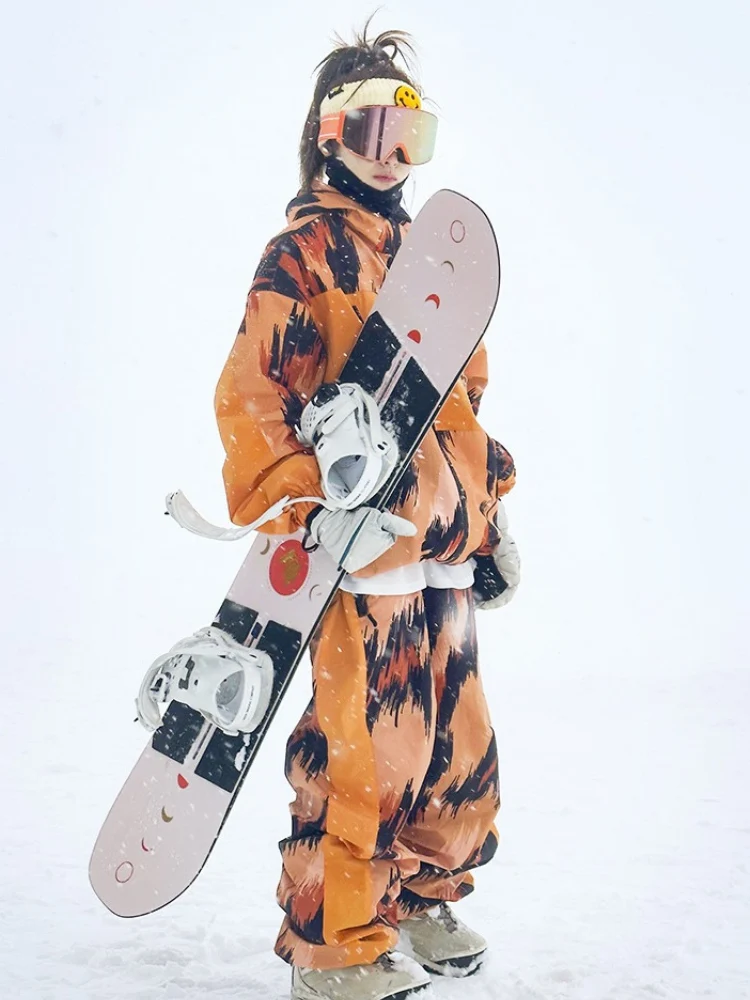 NIS Leopard Print Shell Snow Jacket - Unisex - Image 7