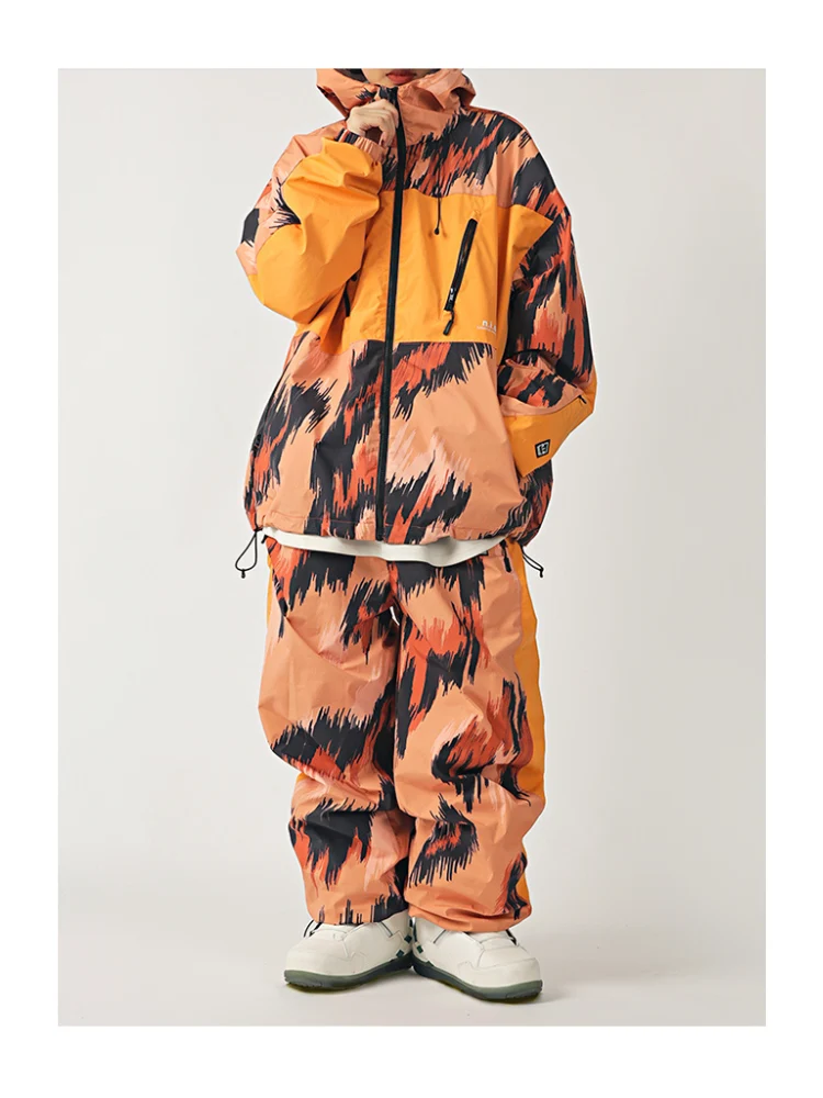 NIS Leopard Print Shell Snow Jacket - Unisex - Image 8