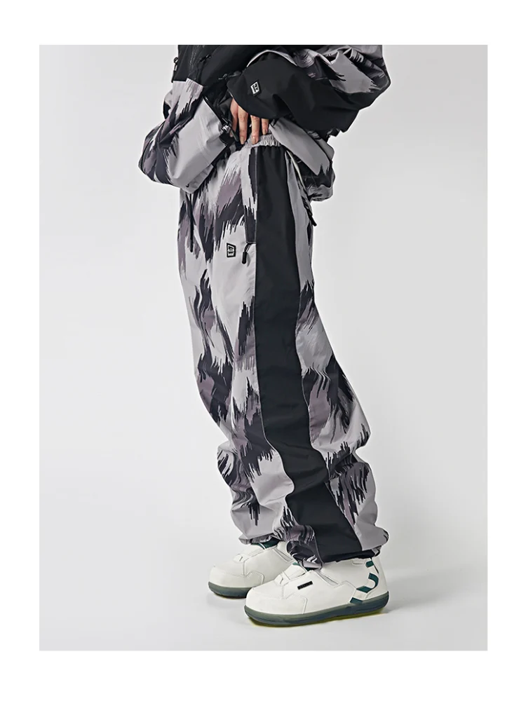 NIS Leopard Print Shell Snow Pants - Unisex - Image 4