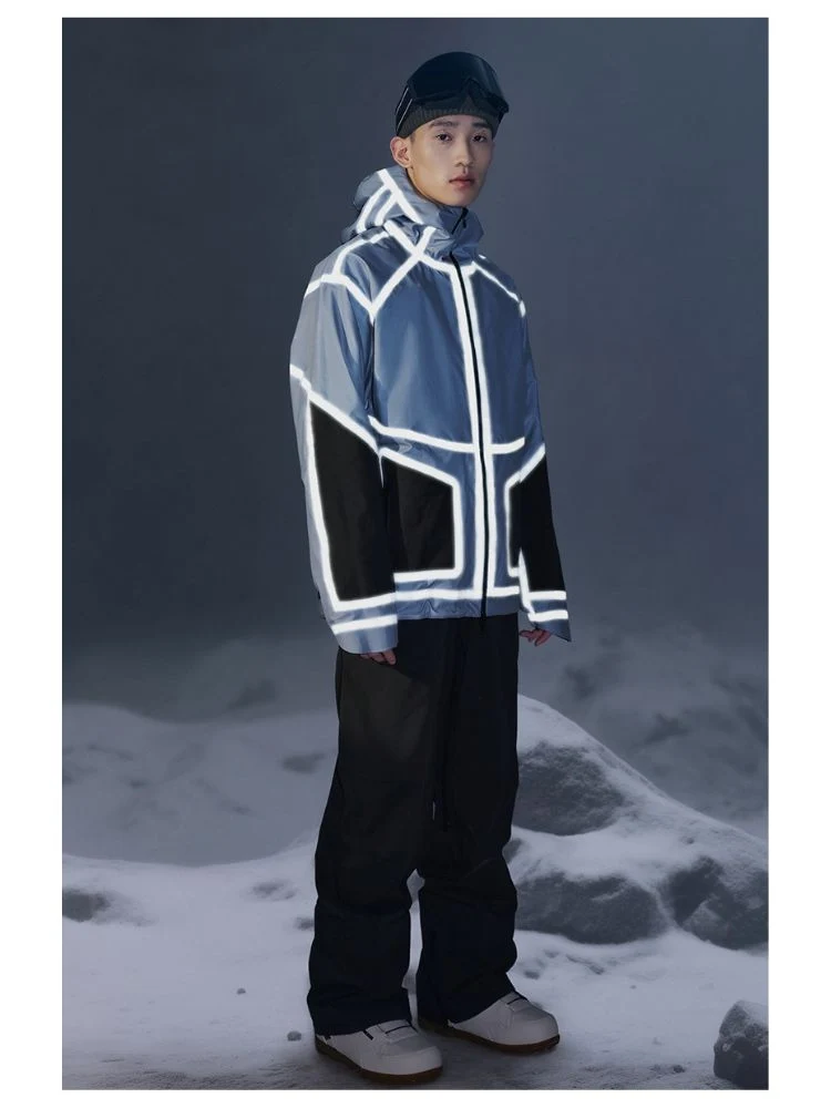 NIS SuperB Reflective Snow Tech Bibs - Unisex - Image 12