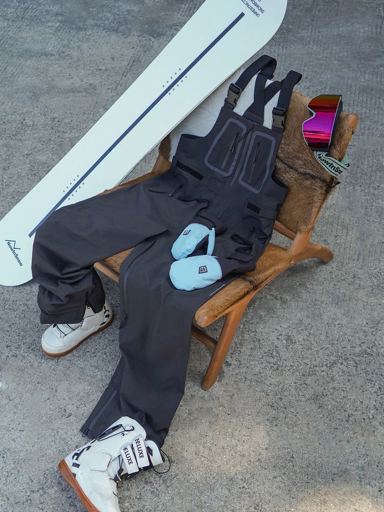 NIS SuperB Reflective Snow Tech Bibs - Unisex - Image 7