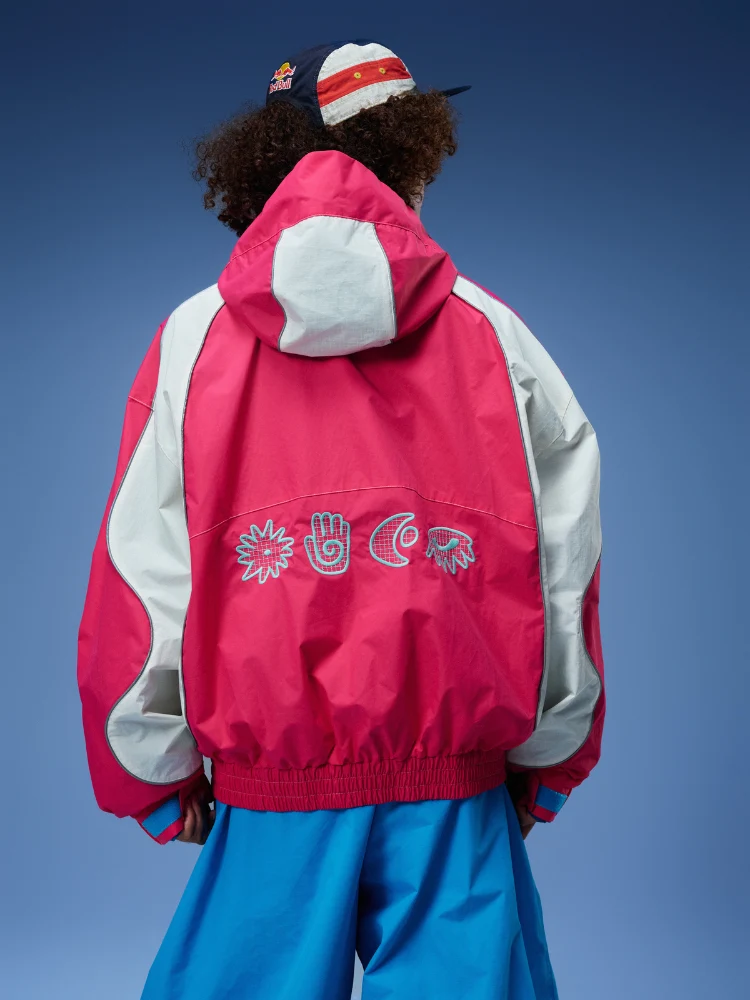 OddyEddy Vaporwave Snow Jacket - Unisex - Image 2