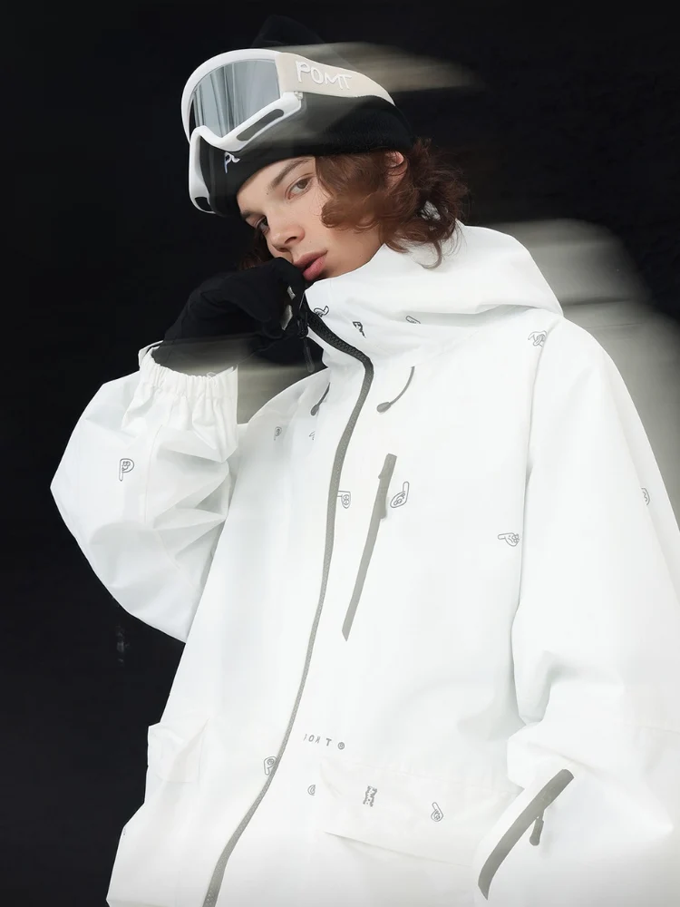 POMT CleanF Drift Graffiti 2L Baggy Snow Suit – Unisex - Image 2