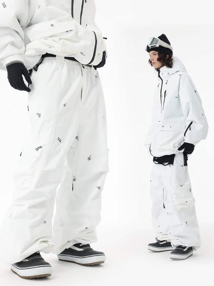 POMT CleanF Drift Graffiti 2L Baggy Snow Suit – Unisex - Image 3