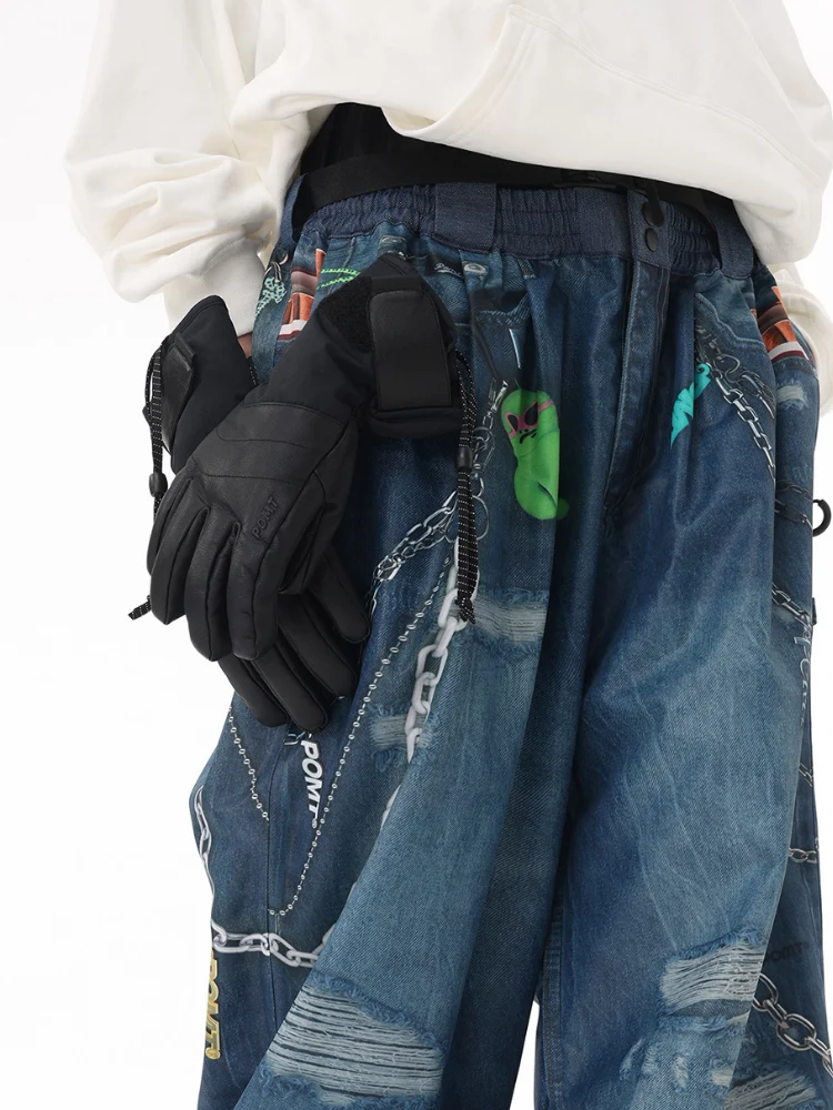 POMT P-Insulate Leather Ski Gloves - Image 12