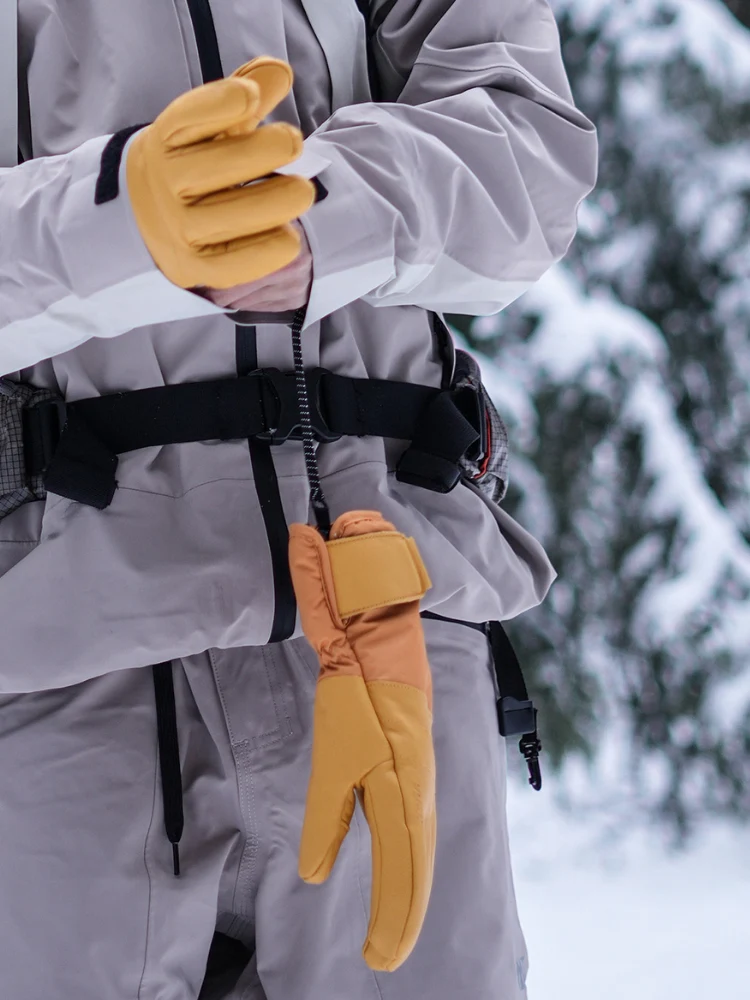 POMT P-Insulate Leather Ski Gloves - Image 7