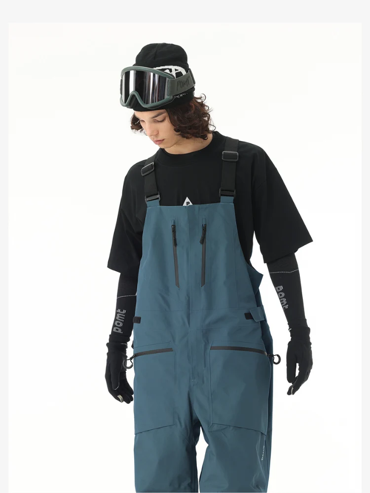 POMT X7 Pro 3L Core Ski Bibs – Unisex - Image 9