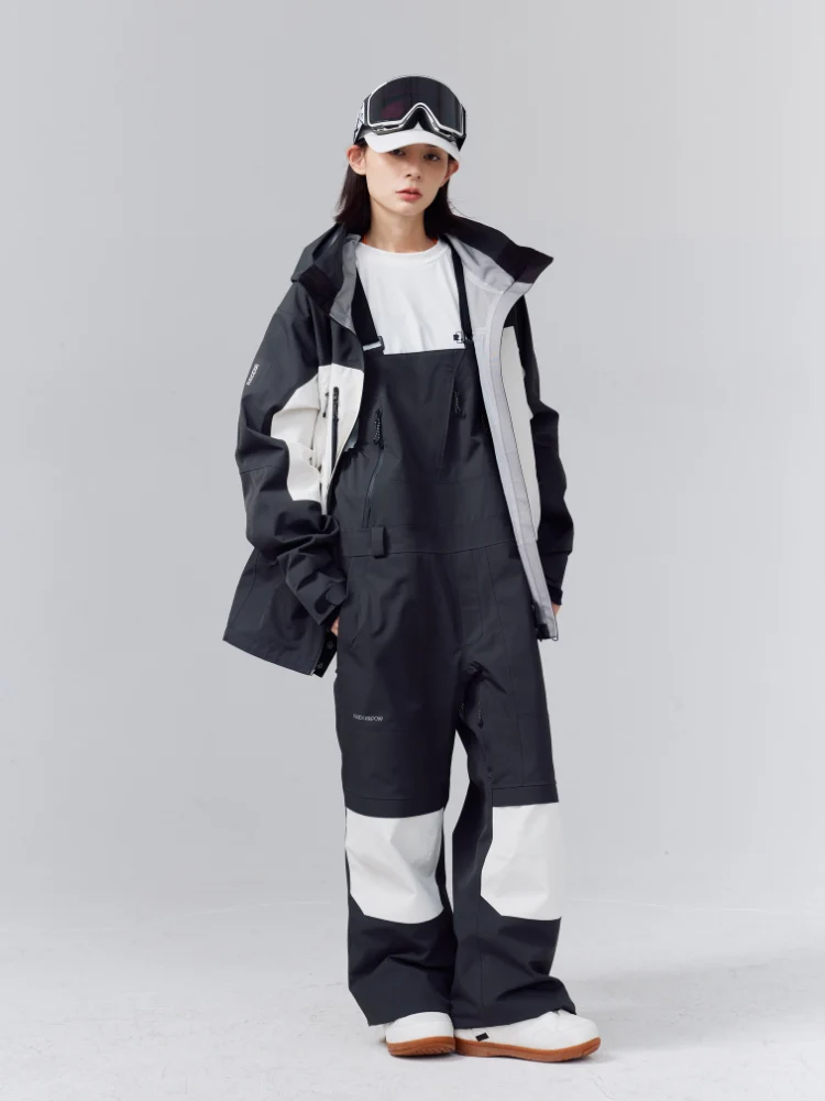 Randompow 3L Panda Colorblock Snowsuits - Unisex - Image 2