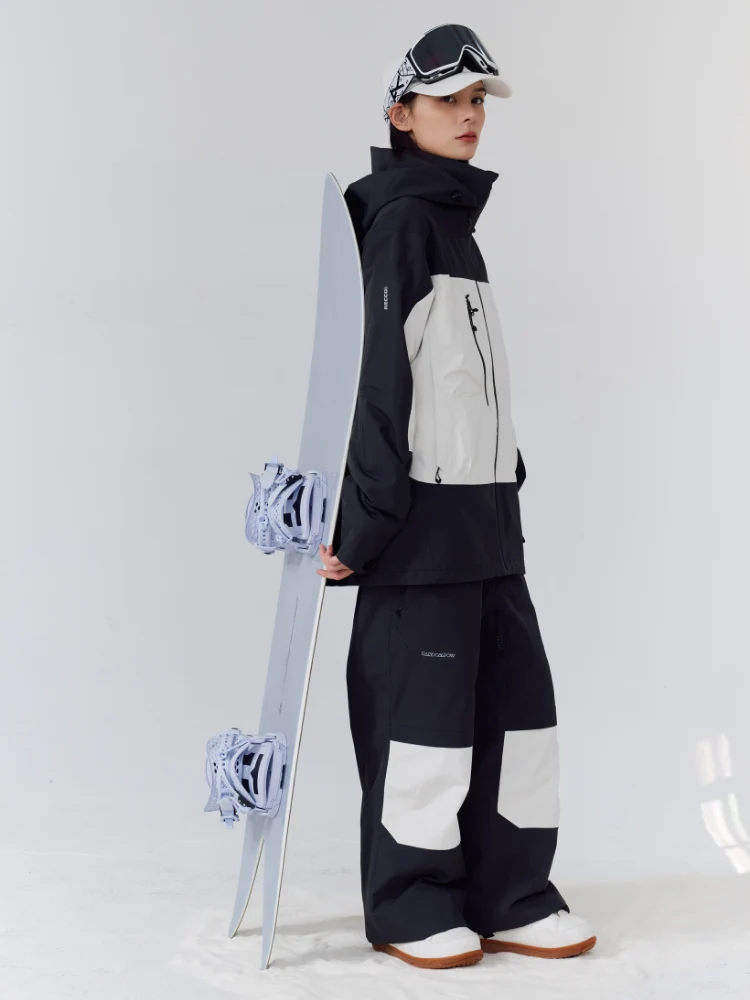 Randompow 3L Panda Colorblock Snowsuits - Unisex - Image 5