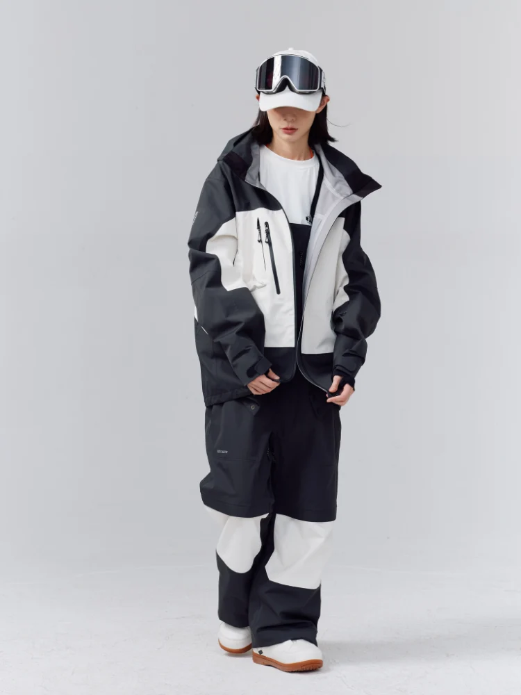 Randompow 3L Panda Colorblock Snowsuits - Unisex - Image 6