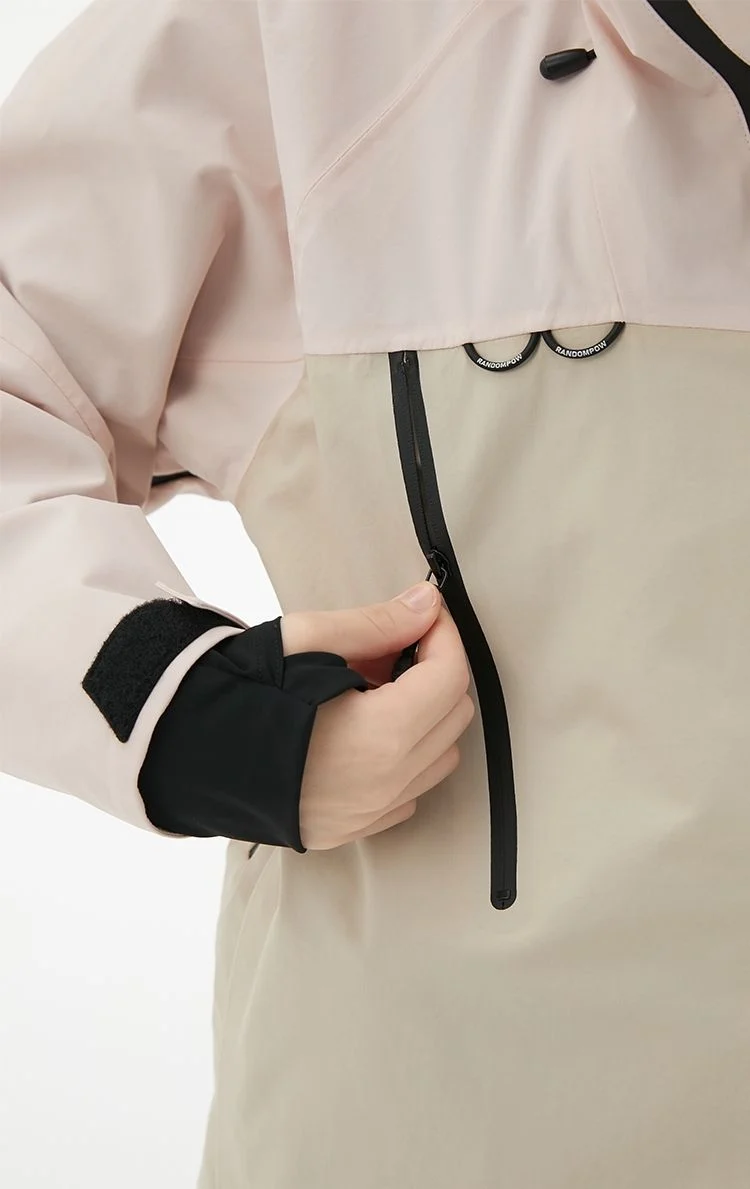 RandomPow Freestyle Light Pink & Khaki RECCO® Insulated Jacket - Women's - Image 13