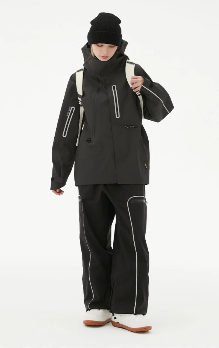 RandomPow Freestyle Reflective Guard Snow Pants - Unisex - Image 11