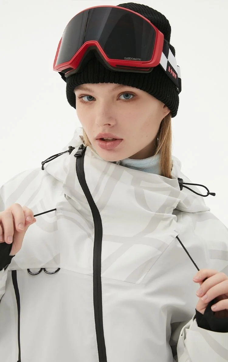 RandomPow Freestyle White RECCO® Shell Jacket - Unisex - Image 9