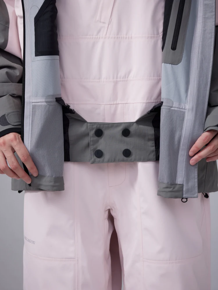 RandomPow Pink 3L Pro Backcountry Snowsuits - Unisex - Image 11