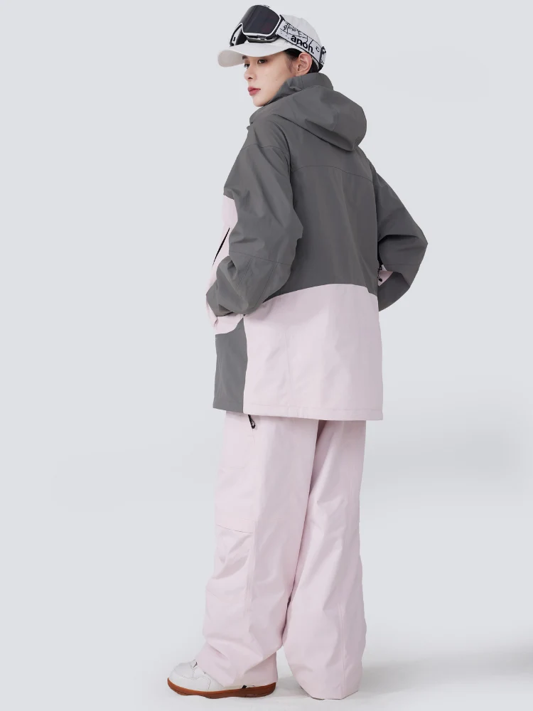 RandomPow Pink 3L Pro Backcountry Snowsuits - Unisex - Image 4