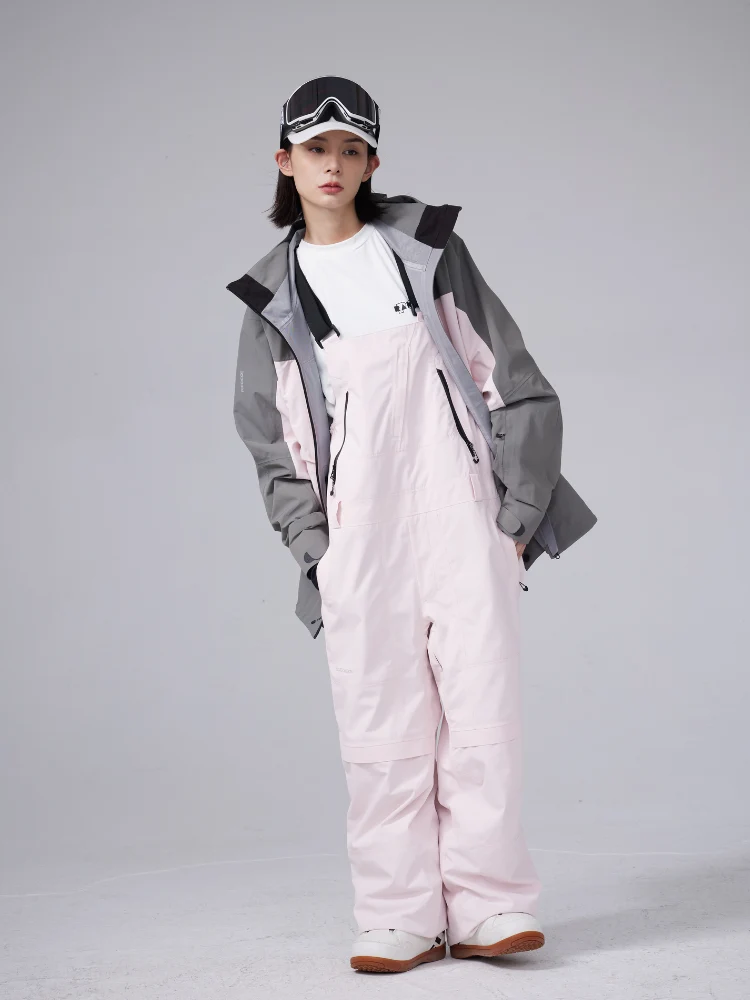 RandomPow Pink 3L Pro Backcountry Snowsuits - Unisex - Image 5