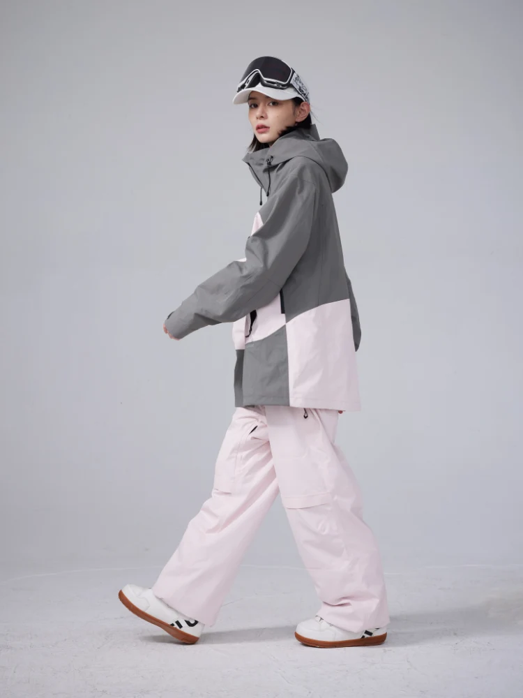 RandomPow Pink 3L Pro Backcountry Snowsuits - Unisex - Image 6