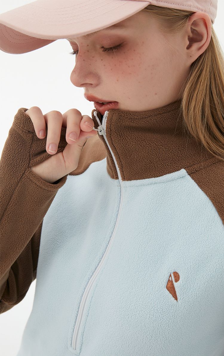 RandomPow Women's Colorblock Mid Fleece Pullover - Image 5