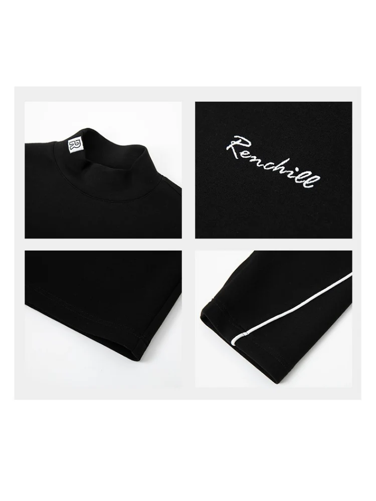 RenChill Black Base Layer Sweater Pullover - Unisex - Image 5