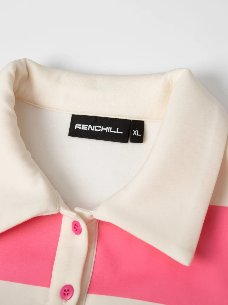 RenChill Striped Polo 3L Ski Pullover - Women's - Image 16