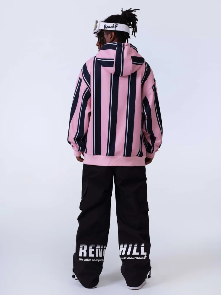 RenChill Winter Striped Snowboard Hoodie - Men's - Image 3