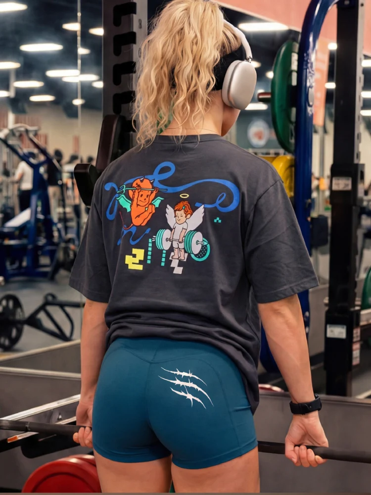 Repmento Angel Devil CrossFit Relaxed Tee - Women's - Image 6