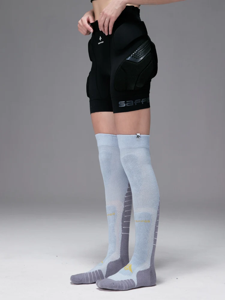 Saffee Merino Wool Knee-High Ski Socks - Unisex - Image 2