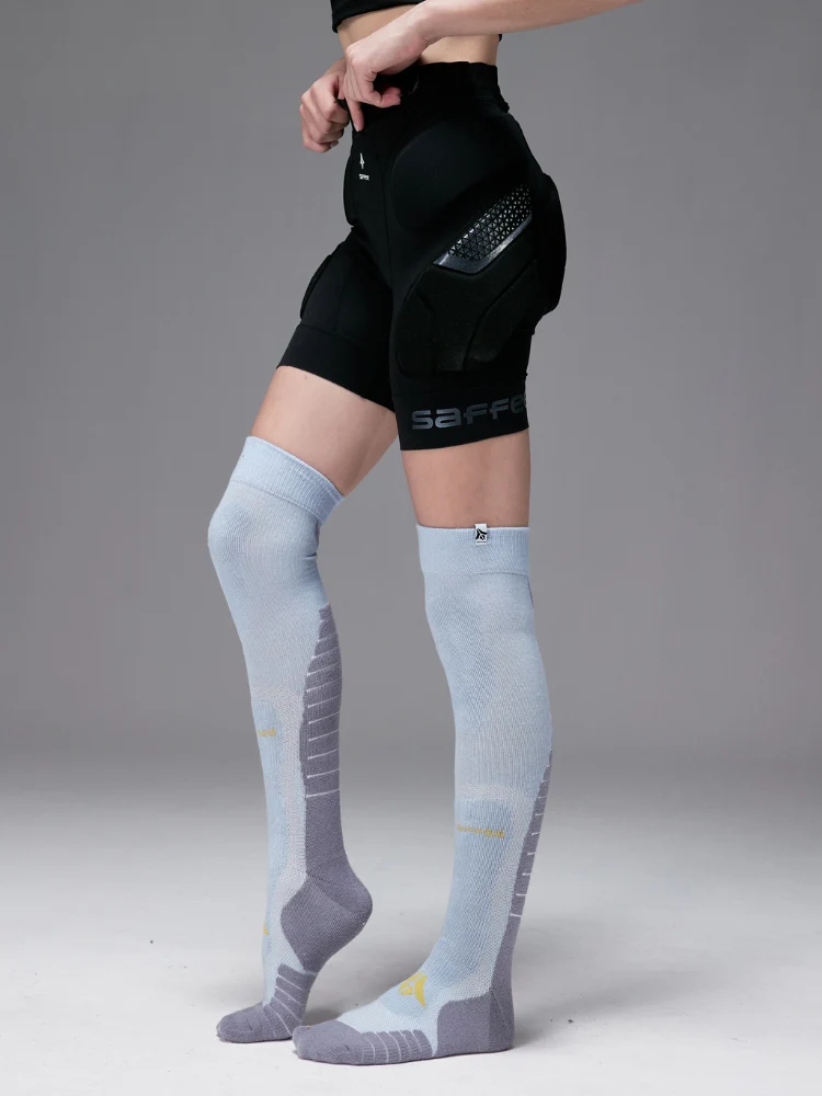 Saffee Merino Wool Knee-High Ski Socks - Unisex - Image 4