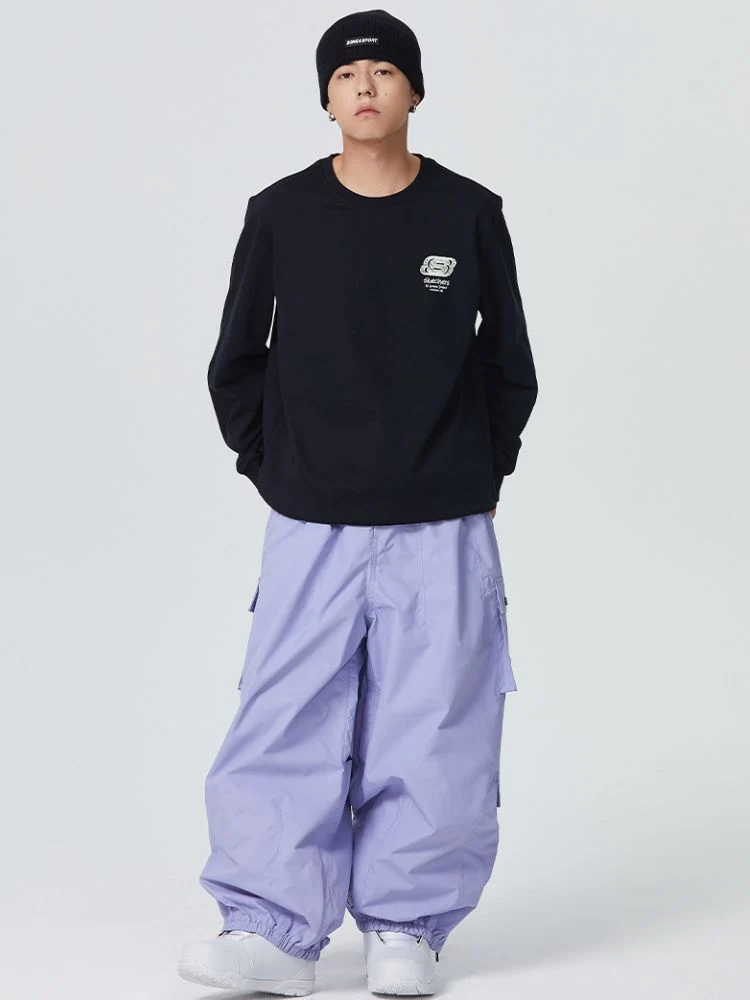 Searipe 3L Monochrome Baggy Cargo Pants - Men's - Image 9