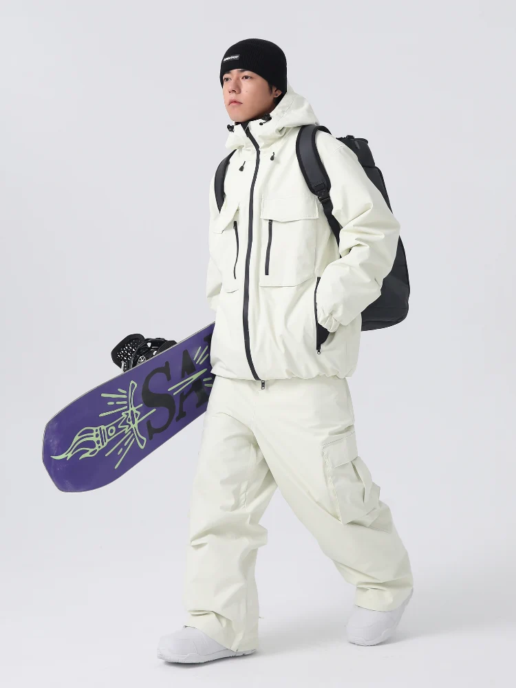 Searipe Brightline 3L Baggy Cargo Snow Pants - Unisex - Image 7