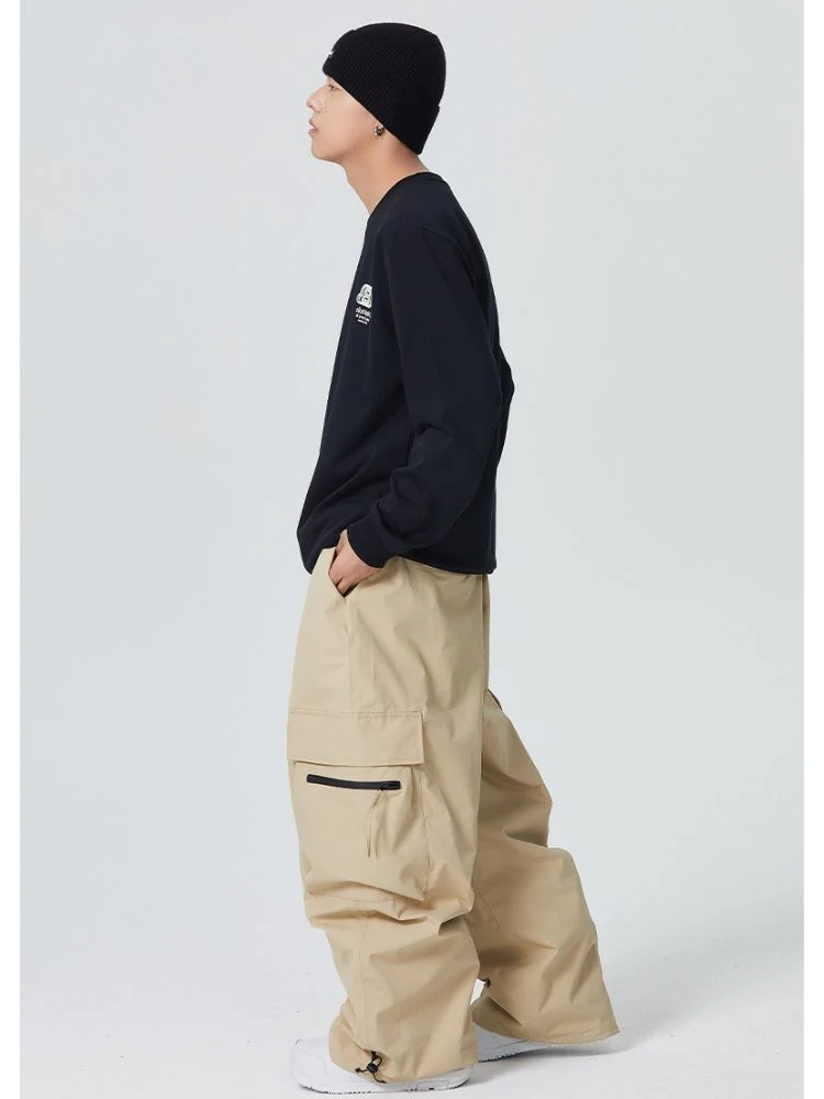 Searipe Zip Pocket Baggy Cargo Snowboard Pants - Men's - Image 5