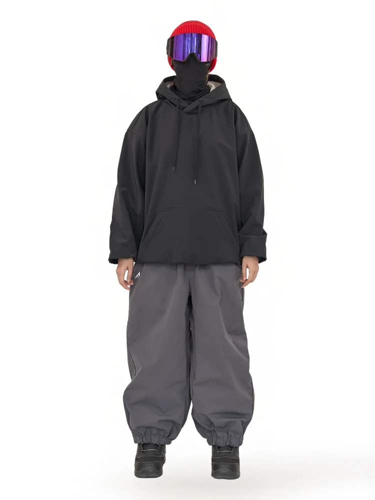 SnoWears Minimalist Baggy Snow Pants - Unisex - Image 13