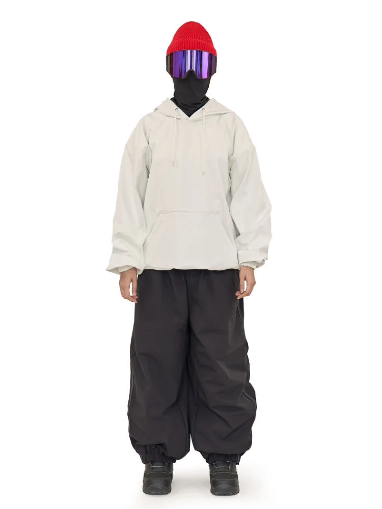 SnoWears Minimalist Baggy Snow Pants - Unisex - Image 15