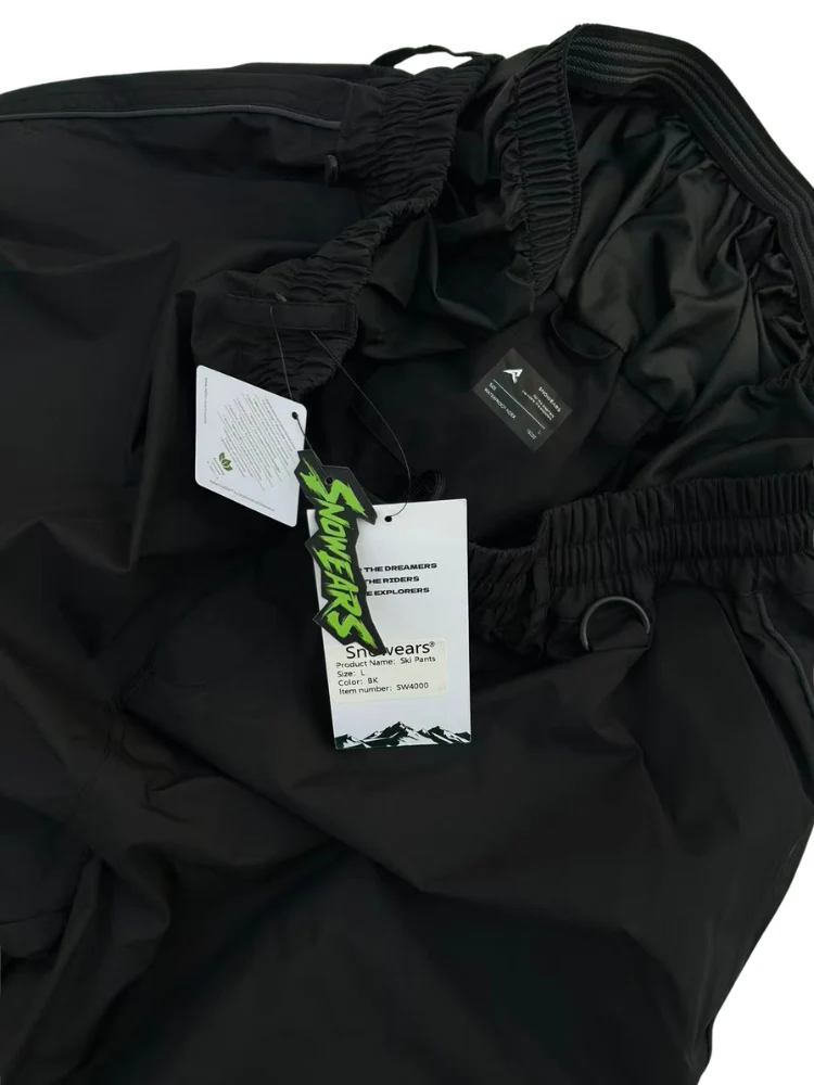 SnoWears Minimalist Baggy Snow Pants - Unisex - Image 6