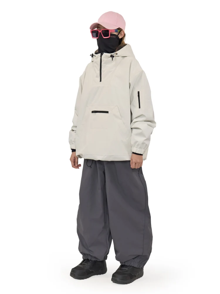 SnoWears Minimalist Baggy Snow Pants - Unisex - Image 9