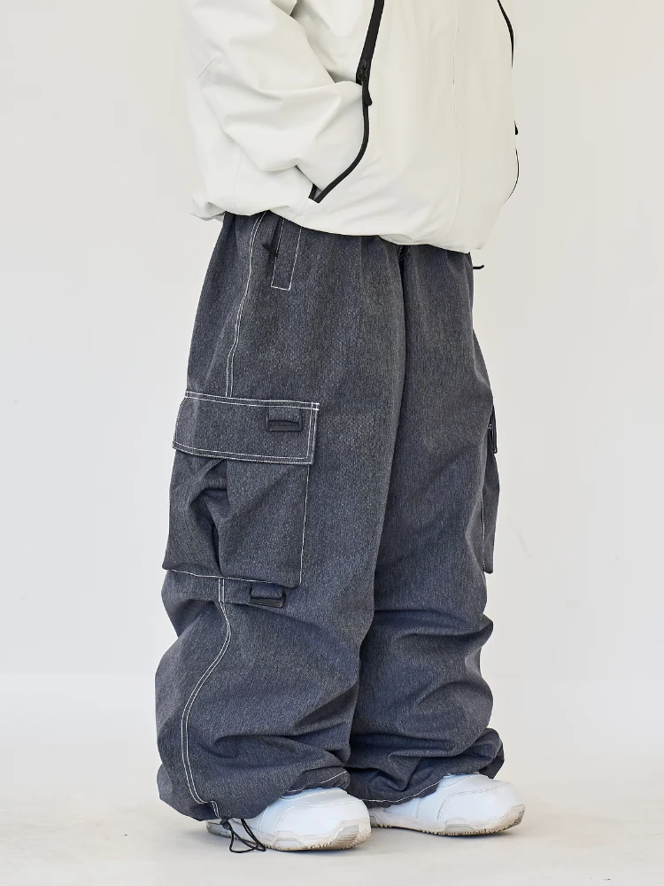 SnoWears X Taevis All-Terrain Baggy Cargo Snow Trousers - Unisex - Image 17