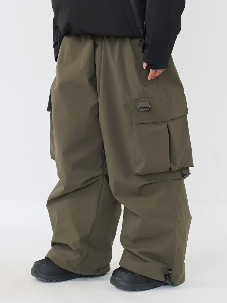 SnoWears X Taevis All-Terrain Baggy Cargo Snow Trousers - Unisex - Image 18