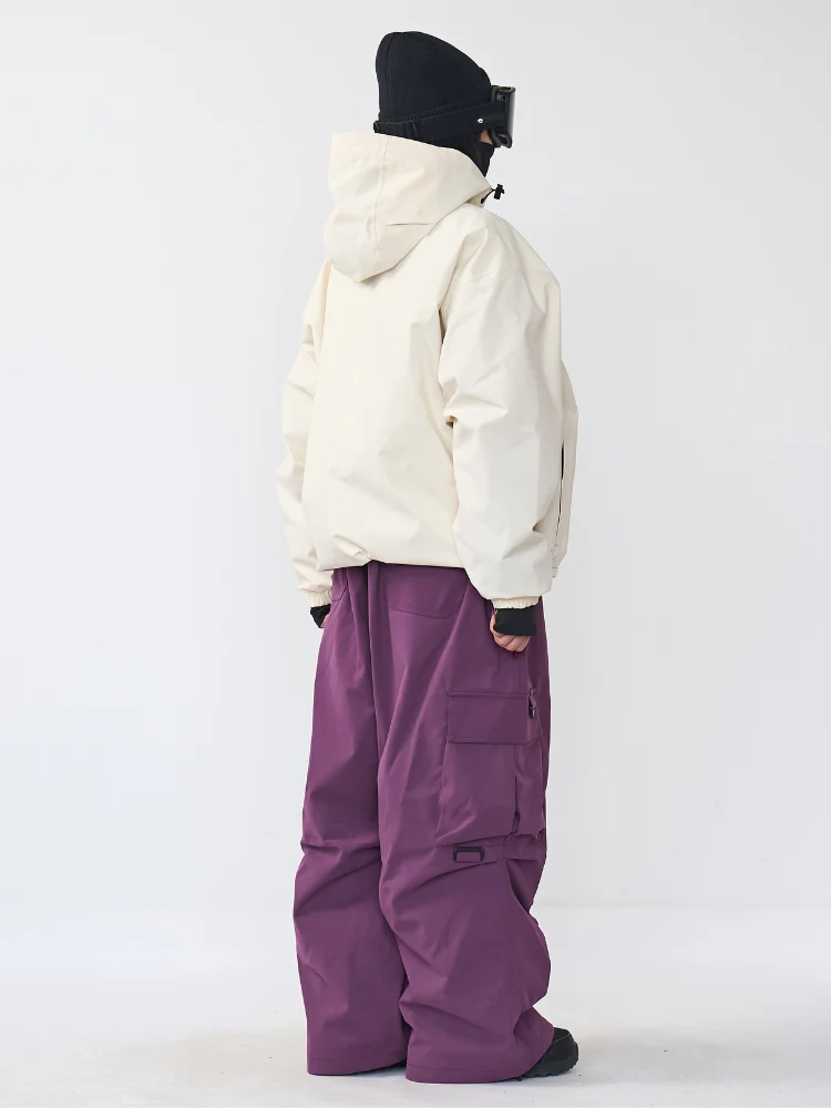 SnoWears X Taevis All-Terrain Baggy Cargo Snow Trousers - Unisex - Image 21