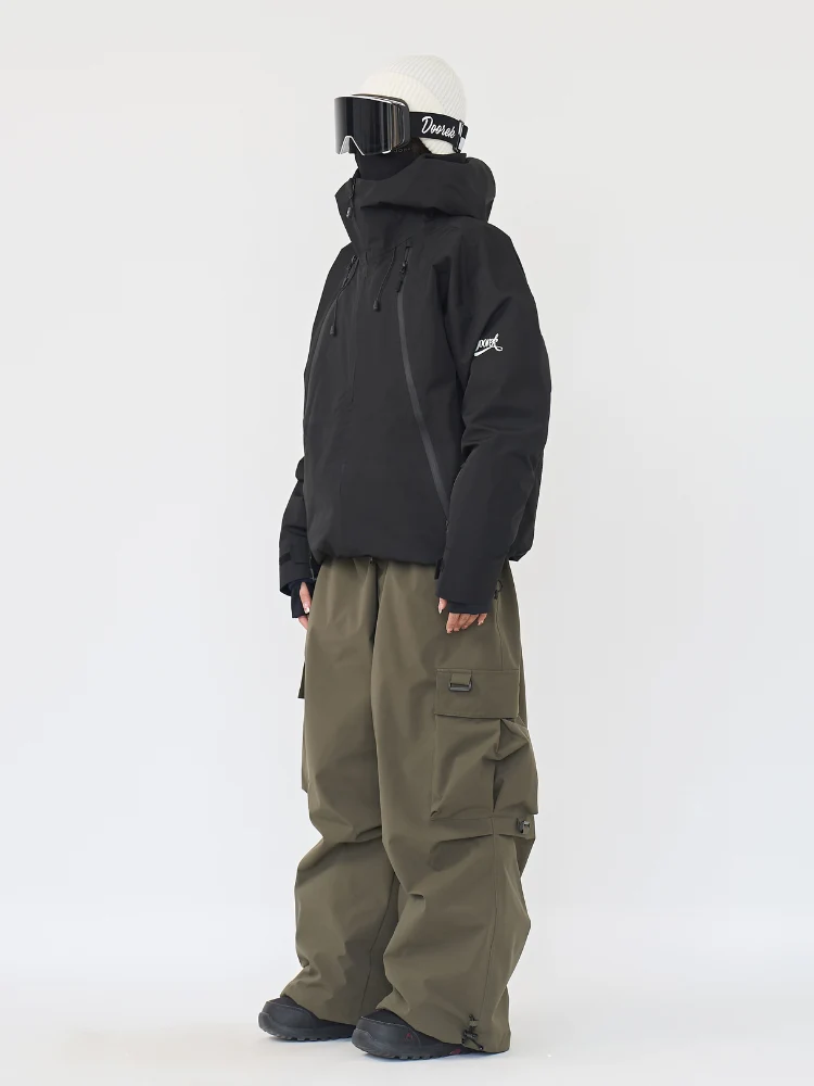 SnoWears X Taevis All-Terrain Baggy Cargo Snow Trousers - Unisex - Image 24