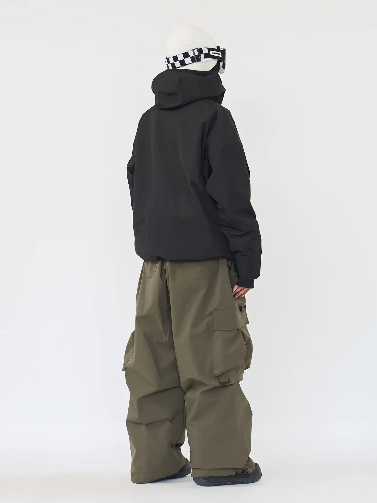 SnoWears X Taevis All-Terrain Baggy Cargo Snow Trousers - Unisex - Image 25