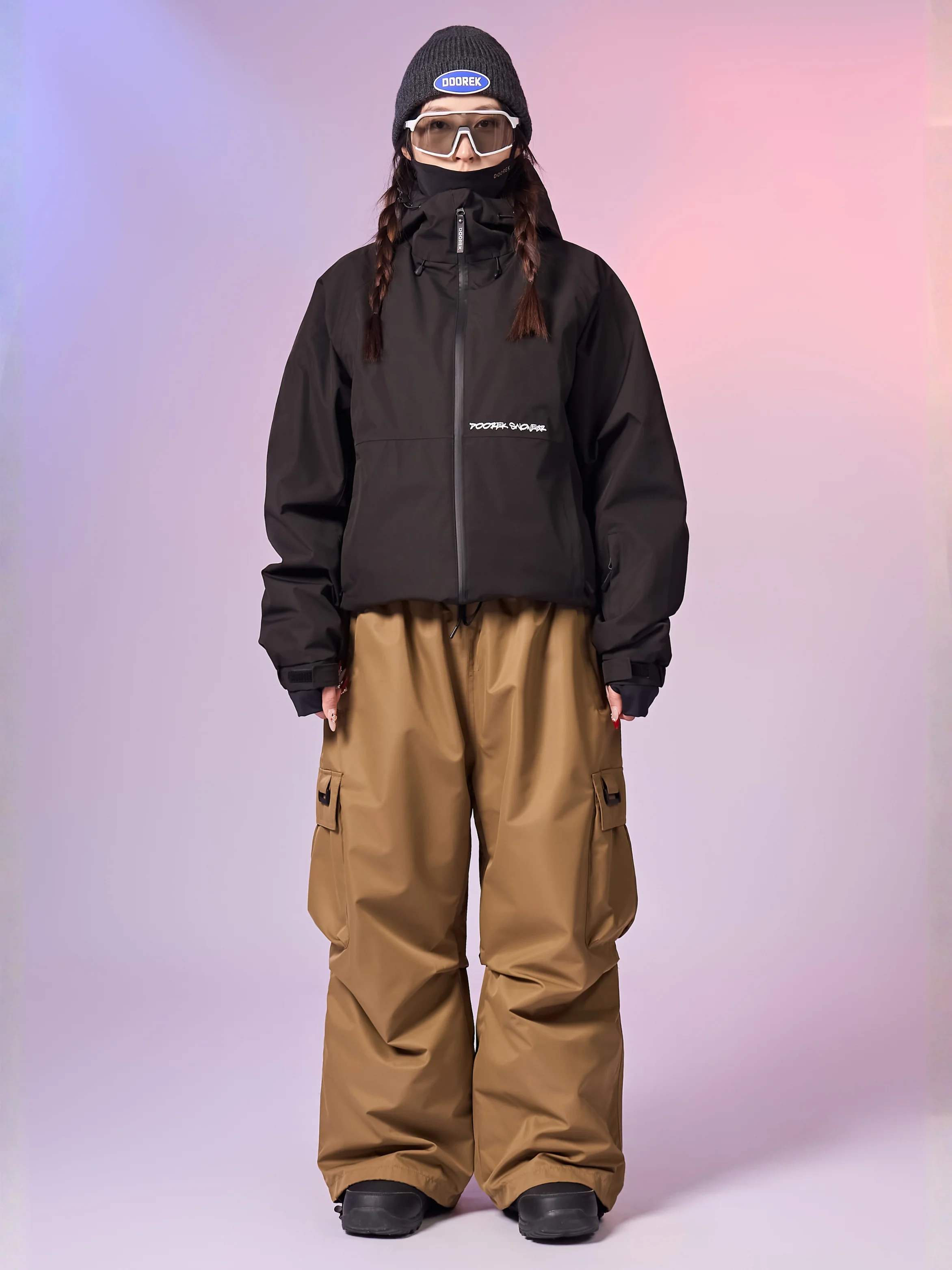 SnoWears X Taevis All-Terrain Baggy Cargo Snow Trousers - Unisex - Image 30