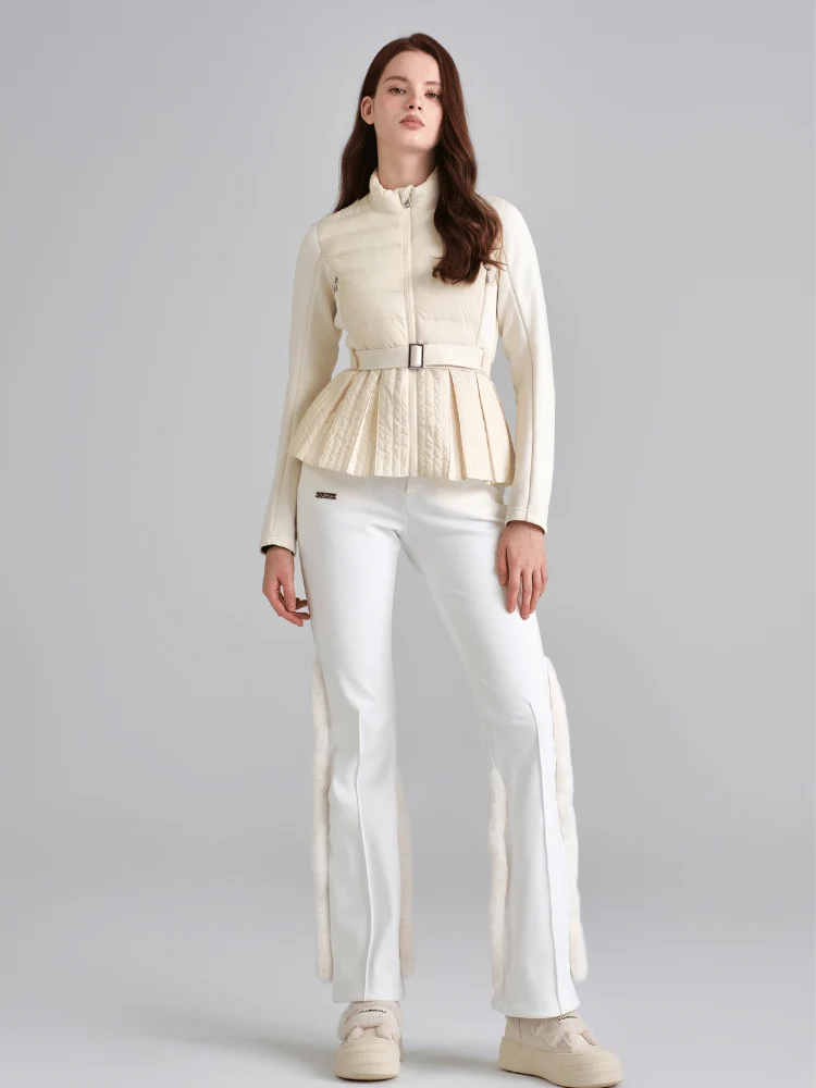Solkee Puffy Pleats Mid Layer Down Jacket – Women’s - Image 7