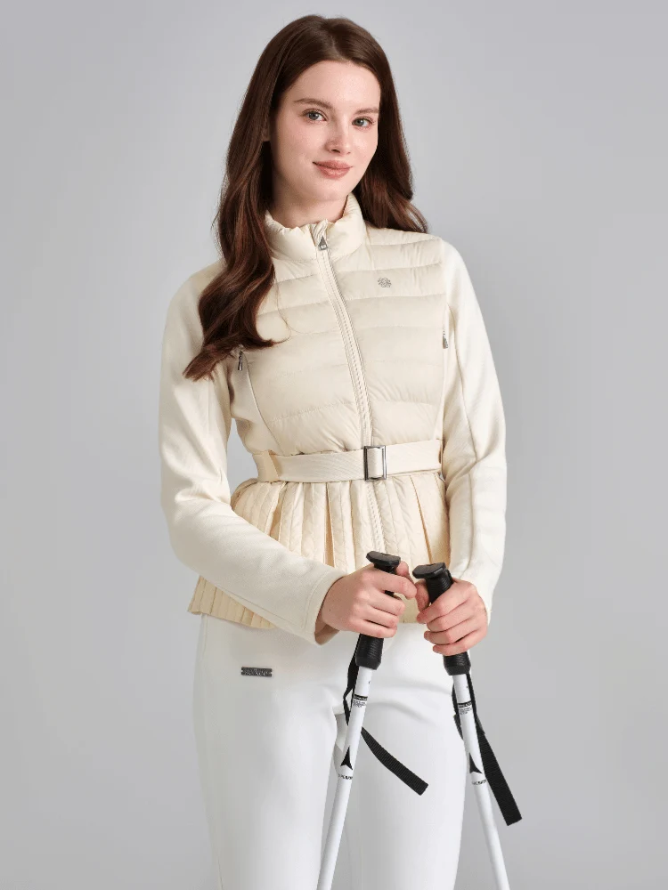 Solkee Puffy Pleats Mid Layer Down Jacket – Women’s - Image 8