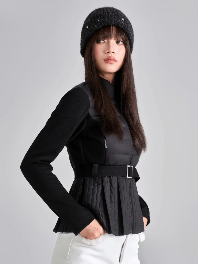 Solkee Puffy Pleats Mid Layer Down Jacket – Women’s - Image 9