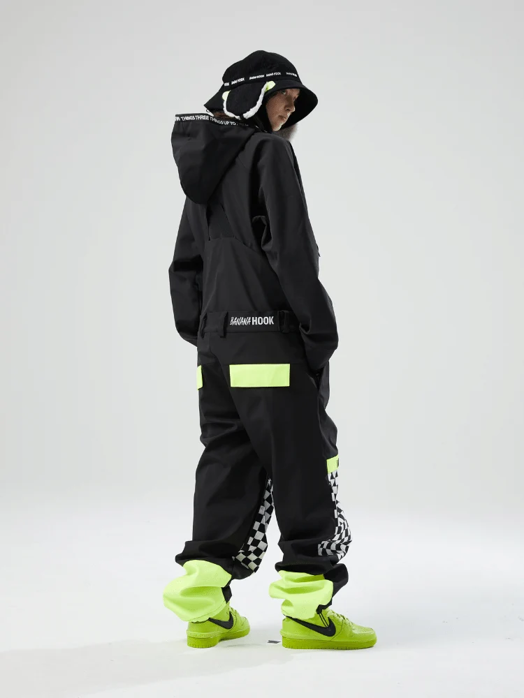 Tolasmik X Banana Hook Premium Chess Baggy Bib Pants - Unisex - Image 11
