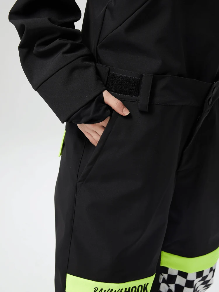 Tolasmik X Banana Hook Premium Chess Baggy Bib Pants - Unisex - Image 13
