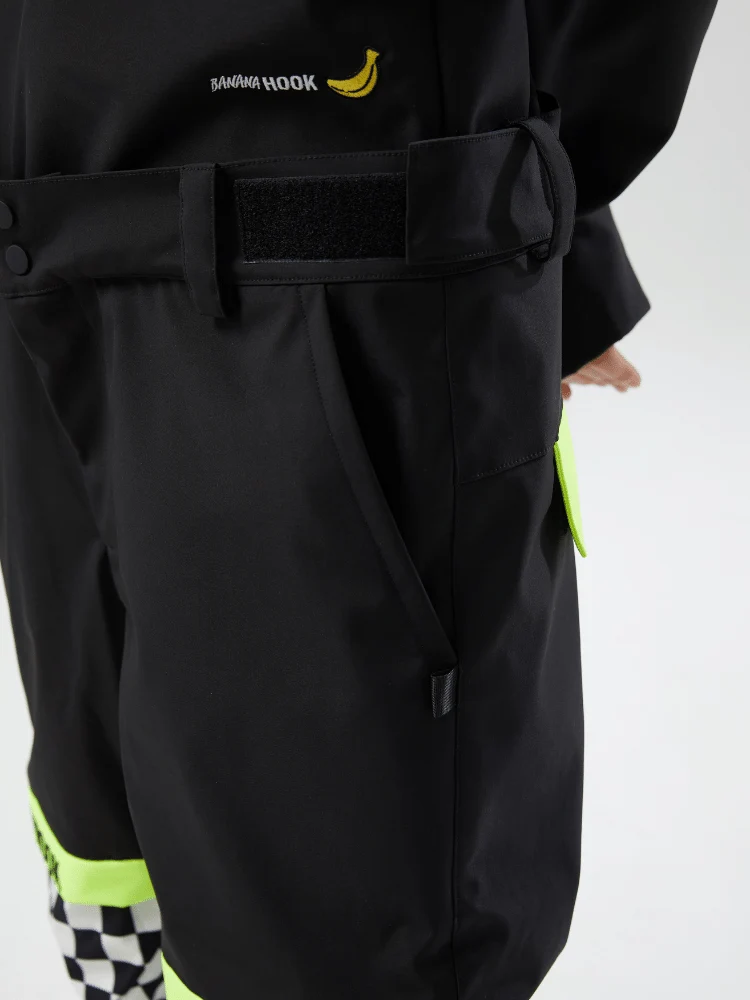 Tolasmik X Banana Hook Premium Chess Baggy Bib Pants - Unisex - Image 14
