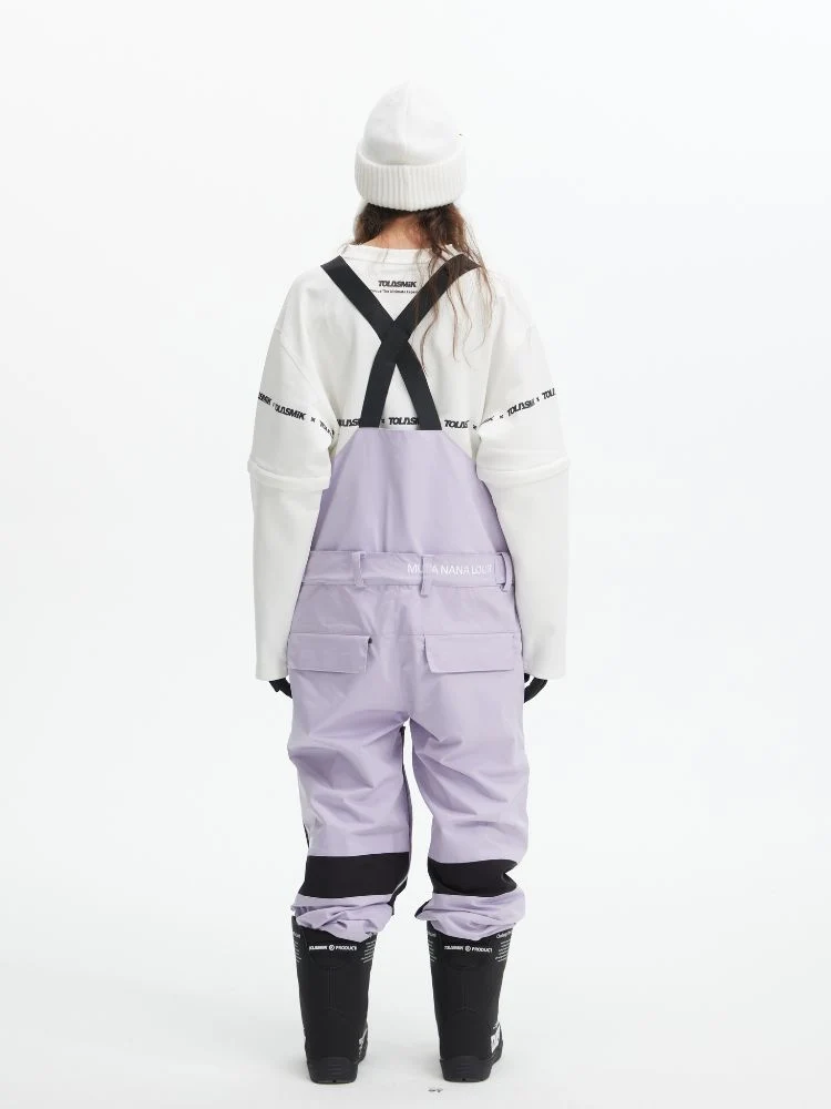 Tolasmik X Banana Hook Premium Purple Snow Bib Pants - Unisex - Image 5