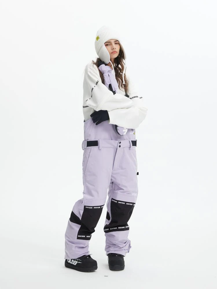Tolasmik X Banana Hook Premium Purple Snow Bib Pants - Unisex - Image 9